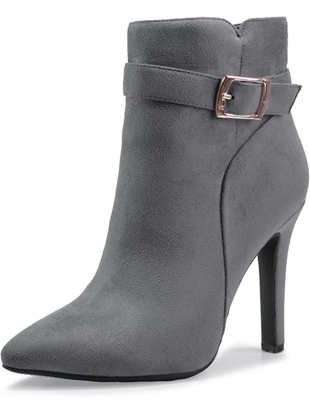 Chic Pointed Toe Stiletto Ankle Booties for Women - Stylish High Heels